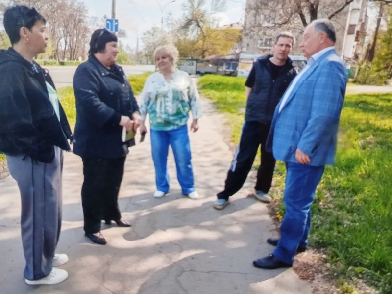 Встречи с населением .