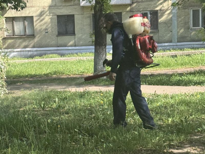 Акарицидная обработка.