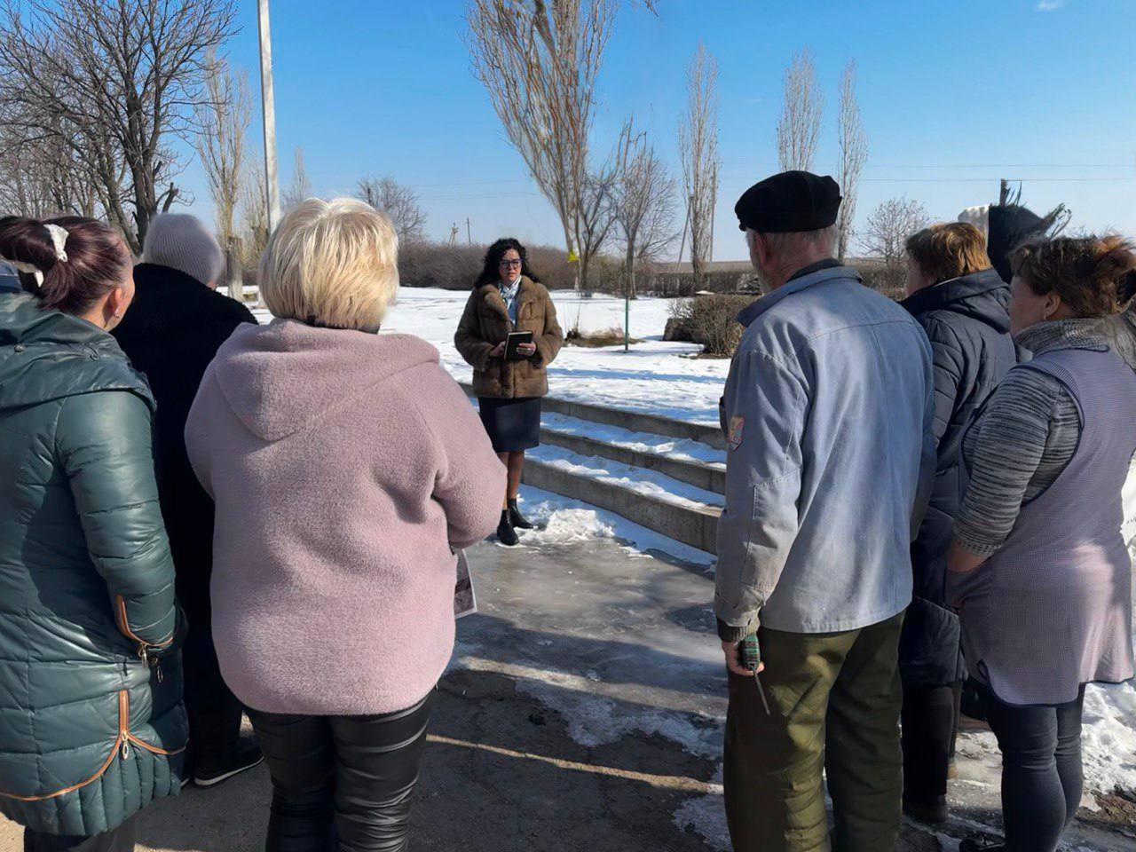 Встречи с населением.