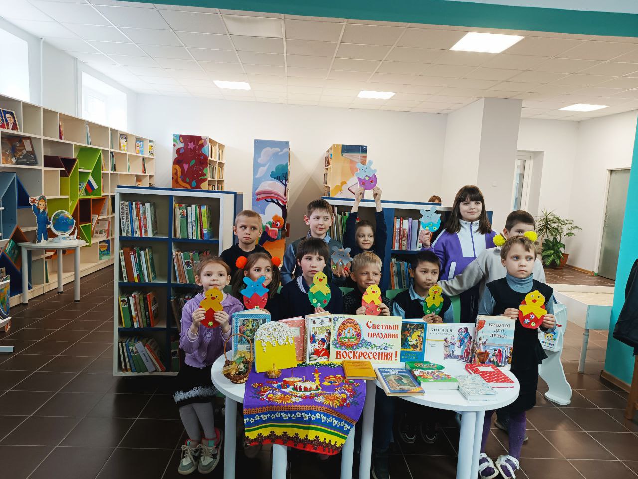 Прошла игровая программа «Светлой Пасхи день!».