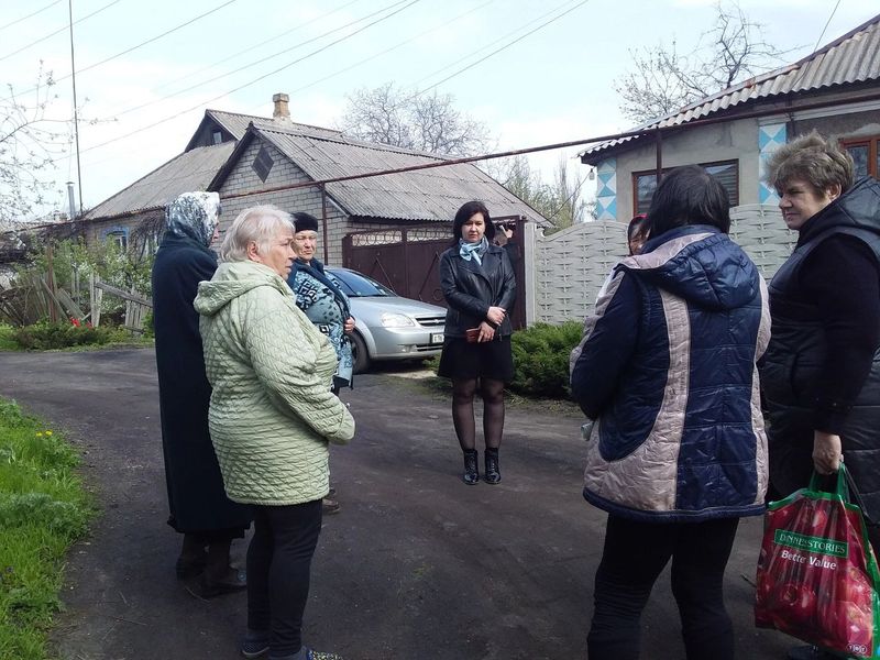 Управляющим делами администрации города Углегорска Багно Т.А. проведен сход граждан.