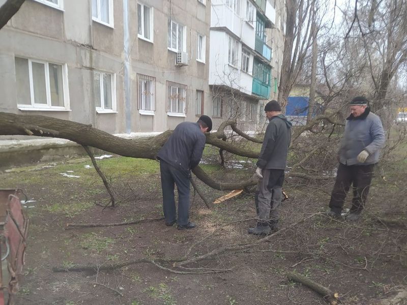 МУП города Енакиево были выполнены мероприятия по приведению в надлежащее санитарное состояние территорий.