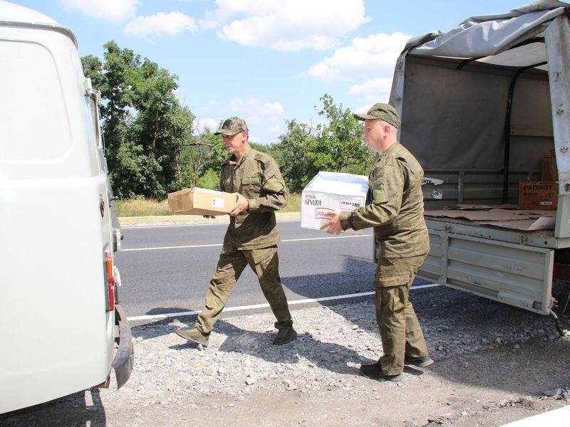 Члены Молодёжного совета в очередной раз передали гуманитарную помощь участникам СВО.