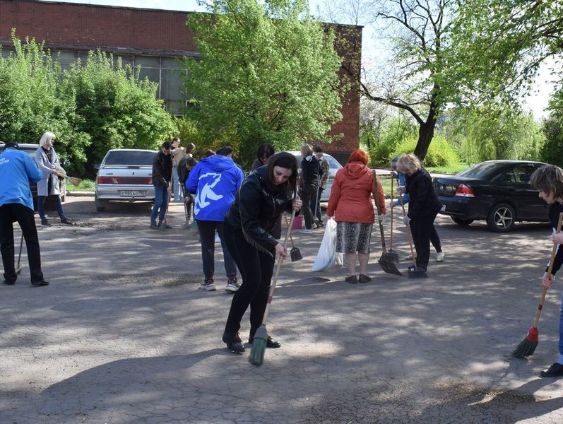 Состоялся общегородской санитарный час в городском округе Енакиево .