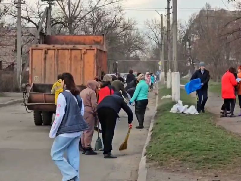 Санитарный час в городском округе Енакиево!.