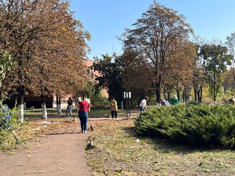 В городе Енакиево состоялся общегородской санитарный день.