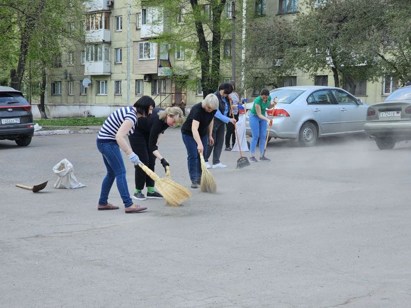 Состоялся общегородской санитарный час в городском округе Енакиево.