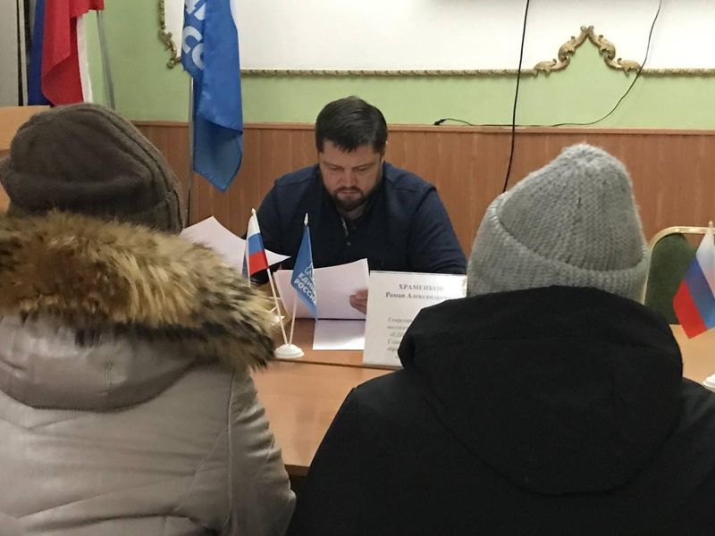 Глава муниципального образования городского округа Енакиево провел личный прием граждан.