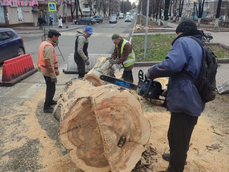 Выполненные работы муниципальными унитарными предприятиями за пятницу 17.11.2023 г..