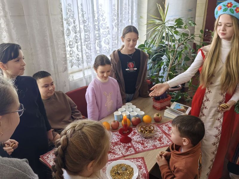 Прошёл час духовной культуры «Крещенский сочельник».