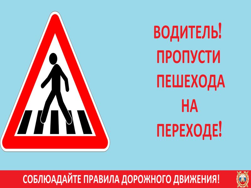 Сотрудники ГИБДД проводят профилактическую отработку «Пешеходный переход».