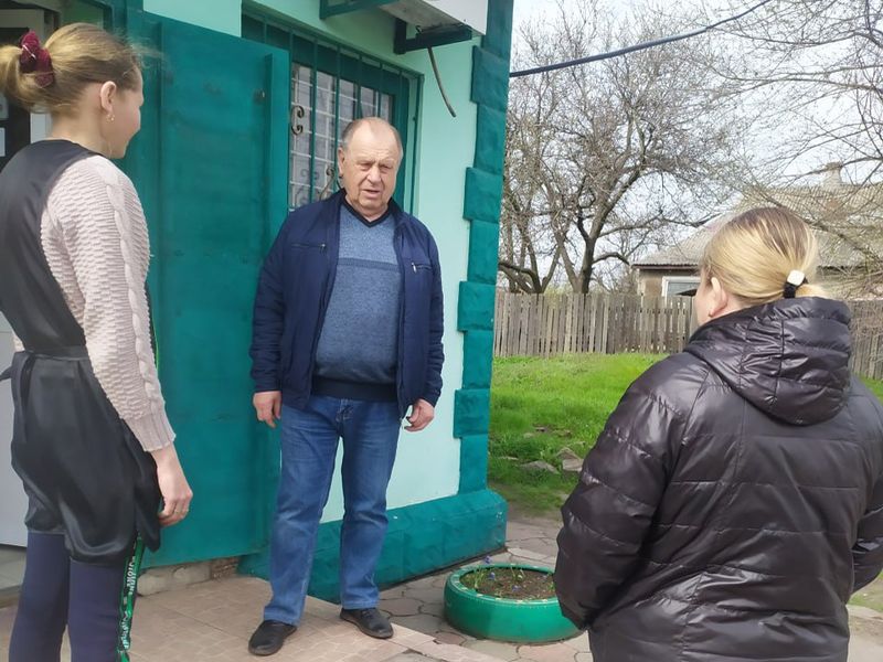 Заместитель главы Карло-Марксовской поселковой администрации Горб В.И. провел сход граждан.