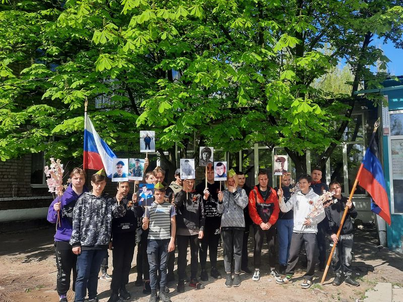 Мероприятия, приуроченные к празднику Дня Великой Победы, в ГБПОУ «Енакиевский индустриально-технологический техникум».