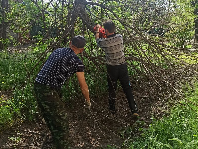 МУП города Енакиево были выполнены мероприятия по приведению в надлежащее санитарное состояние территорий.