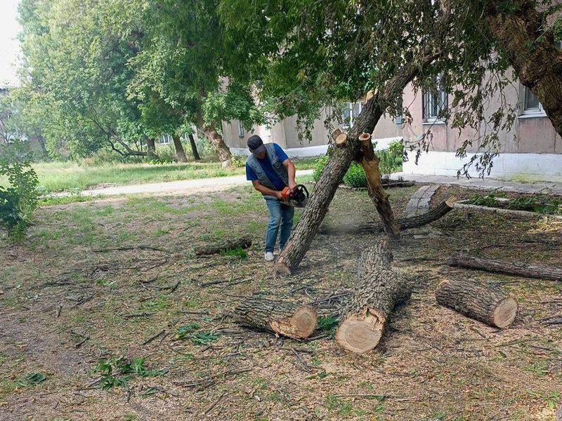 МУП города Енакиево были выполнены мероприятия по приведению в надлежащее санитарное состояние территорий.