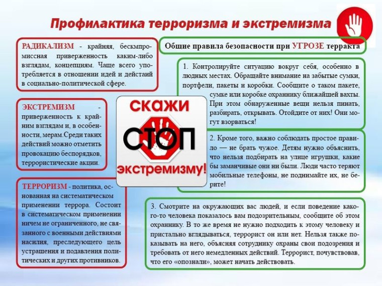 Профилактика терроризма и экстремизма. Профилактика терроризма и экстремизма.