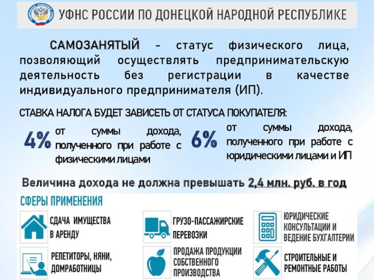 Памятка о регистрации в качестве самозанятого. Памятка о регистрации в качестве самозанятого.