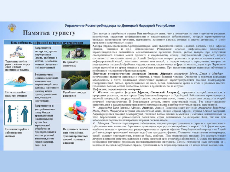 Памятка туристу!. Памятка туристу!.
