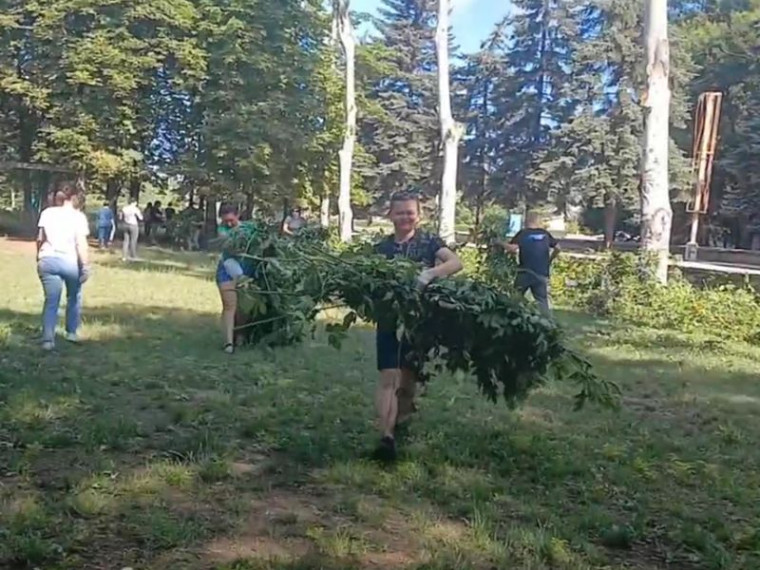 Общегородской субботник. Общегородской субботник.