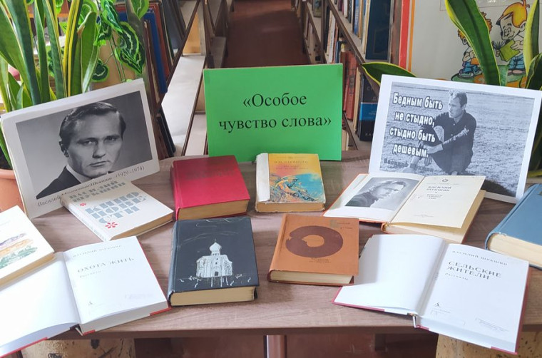 Оформлена книжная выставка - портрет «Особое чувство слова». Оформлена книжная выставка - портрет «Особое чувство слова».