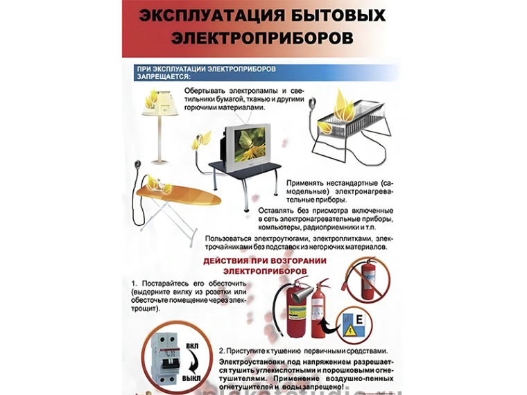 Про эксплуатацию бытовых электроприборов. Про эксплуатацию бытовых электроприборов.